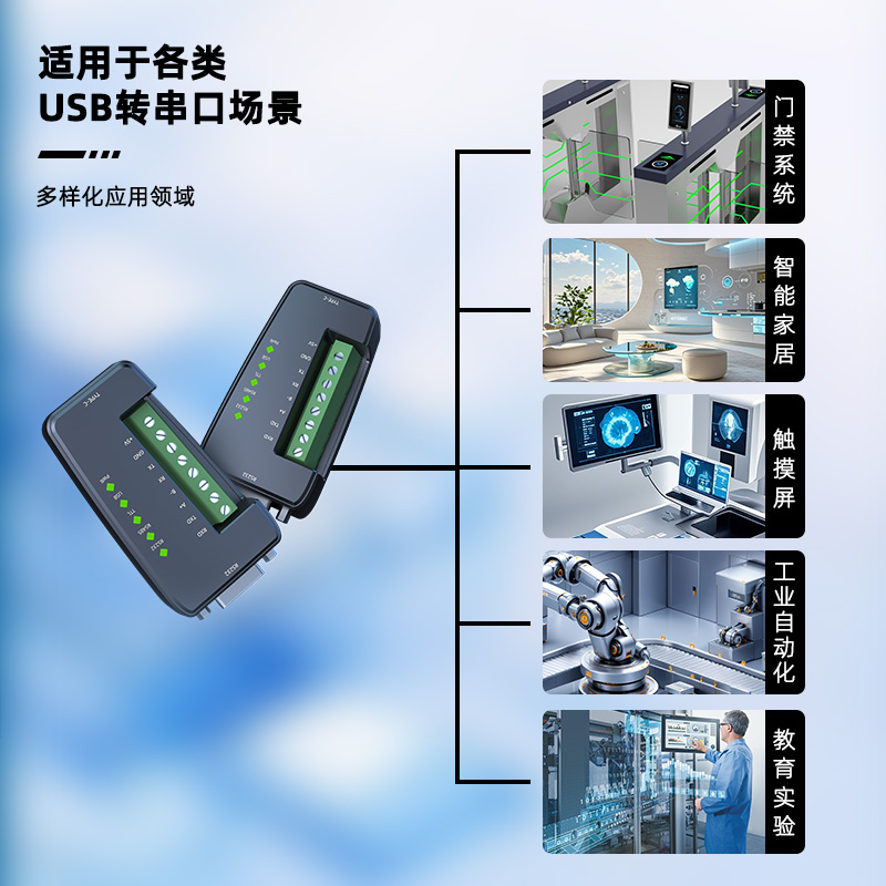 SPC1021-KB隔离型USB转串口模块