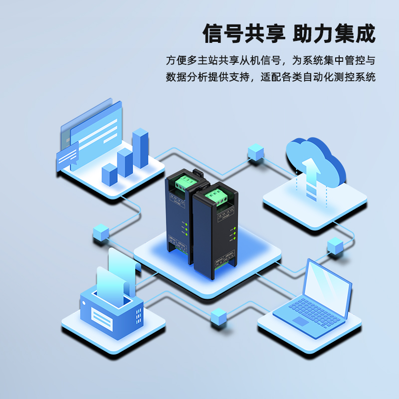 SPC8020-NA两主一从中继器模块